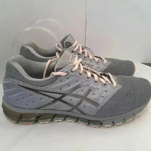 ASICS Gel Quantum 180 Grey Pink Athletic Shoes